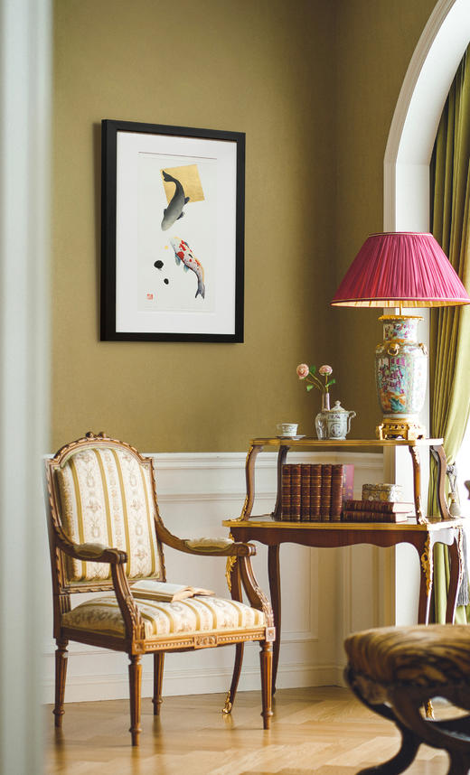 独角鹿西洋古董2023年日本当代艺术家Kunio Kaneko签名创作出品限量木刻版画作品「Love Koi 2 恋·鲤二」 商品图0