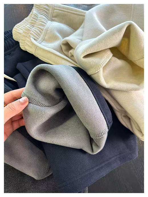 北方一条过冬的裤子 加绒蚕丝羊毛阔腿裤 商品图13