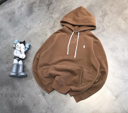 冬季加绒拉夫秋冬季男女款小马刺绣加绒连帽卫衣 ks 333351 商品图2