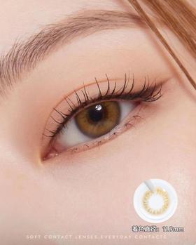 OLENS新款Jisoo同款 𝒔𝒄𝒂𝒏𝒅𝒊 𝒉𝒂𝒛𝒆𝒍榛木棕 直径14.2 着色11.9