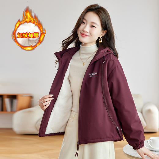 &M8661XY2025年冬季新款派克服棉服棉衣棉衣/棉服2025年冬季通勤风字母中 商品图0