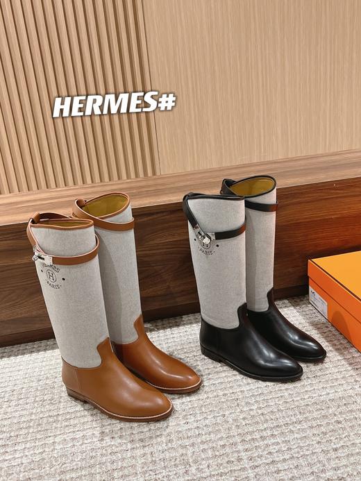 爱马仕kelly扣骑士靴长靴 皮面（DBG） 商品图3