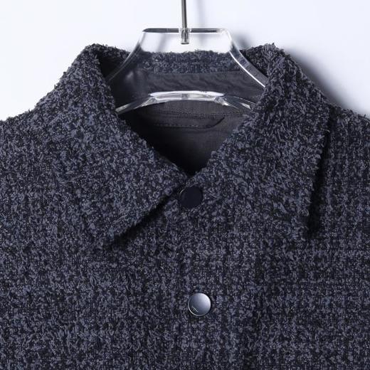 SDSA男士秋冬新款痞帅男装潮牌小香风纽扣翻领棉服休闲百搭外套 商品图1