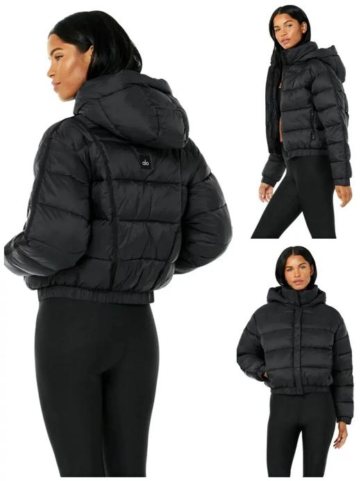 alo冬季羽绒棉短款辣妹滑雪冬季运动健身羽绒棉服 商品图5