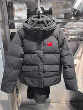 安踏国家队运动羽绒服女2025冬季新款保暖梭织羽绒外套162617917