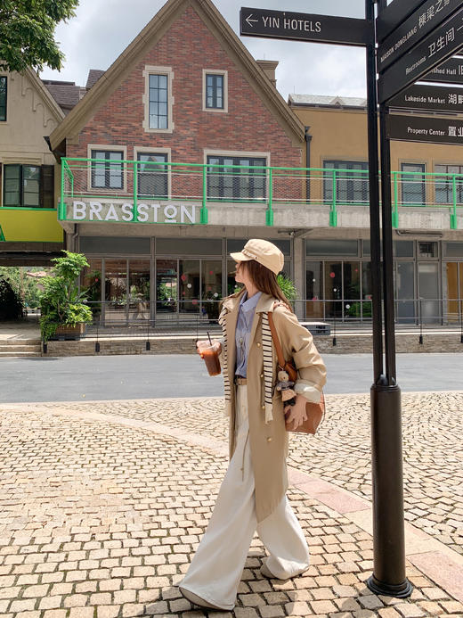 <曾小咸推荐>现货秒杀！微信超特价！收腰短款风衣外套 日常329.99 立减170 秒杀159.99！长款秒杀169.99！白色连衣裙秒杀99.99！ 商品图6