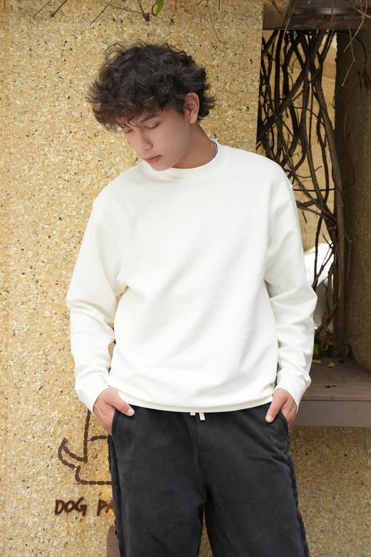 533511115肌理长袖T恤 商品图1