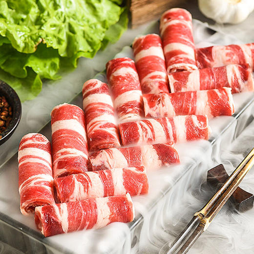 月盛斋澳洲谷饲肥牛卷2.2斤（1100g） 商品图1