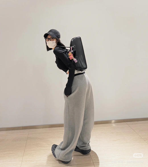 alright then窄腰头弧形香蕉锥形裤弯刀裤子8010401 商品图10