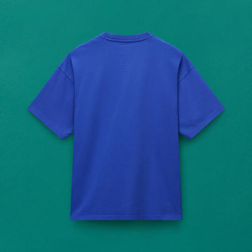 Napapijri 中性徽标印花 Ocelot 棉质圆领短袖平纹针织T恤 蓝色 NP0A4HEWBE1 商品图1