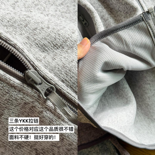 鸟家｜户外防风拉链立领抓绒卫衣外套【包邮+三天无理由退换】 商品图12