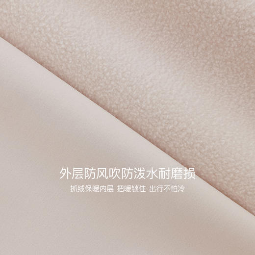 【无氟防泼水】马克珍妮男童防风保暖加绒软壳外套2025年秋冬新款551229 商品图4