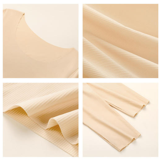 水玻蝉翼 打底上衣(VIP)超薄【玻尿酸肌底衣】10A抑菌女士隐形保暖上衣高弹圆领 商品图8