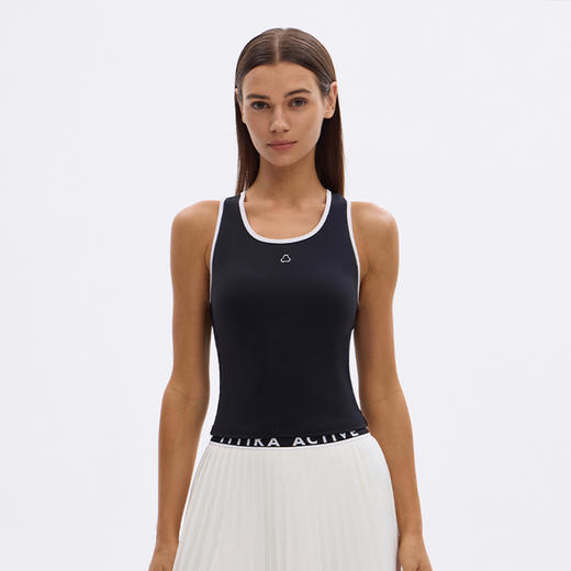 TITIKA小香风工字背运动内衣一体胸垫可外穿瑜伽背心跑步健身衣11133 商品图3