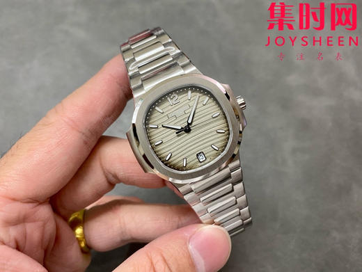 3K百达翡丽运动优雅系列 鹦鹉螺7118 水泥灰 女士腕表 324一体机 商品图3