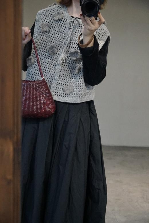 Tumugu 羊毛针织背心(2色可选) 商品图0