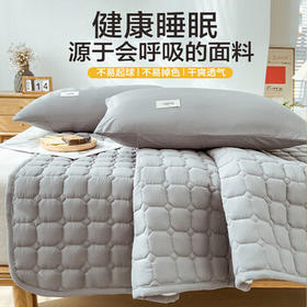 无印良品A类 全棉大豆床褥床垫遮盖物 四季防滑褥子1.8x2米床