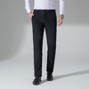 罗蒙秋冬款休闲裤男士磨毛双面拉毛如意腰设计显腿长舒适百搭上班通勤长裤子 商品缩略图1