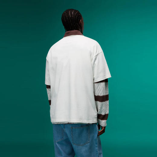 Napapijri 中性徽标印花 Ocelot 棉质圆领短袖平纹针织T恤 白色 NP0A4HEWN1A 商品图4