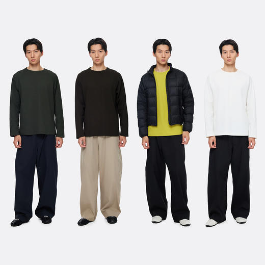 oneup华夫格男式插肩长袖  （男女同款） 商品图4