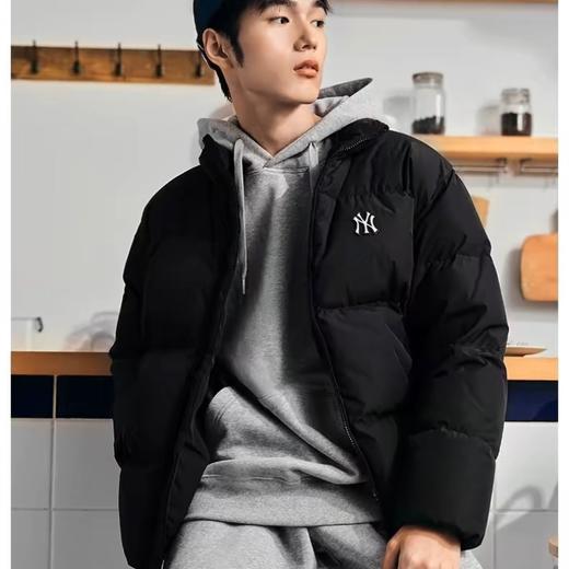 【MLB小标短款羽绒服】秋冬男女情侣经典立领小标时尚羽绒服外套 商品图2