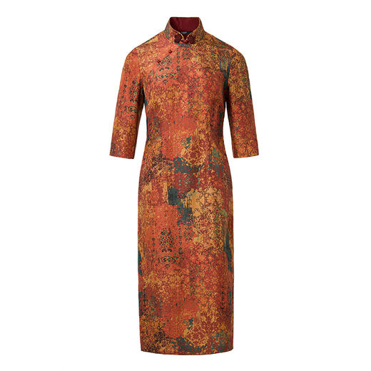 TANGYcollection2025冬季新品商场款中国风锦俗系列连衣裙L254806 商品图4