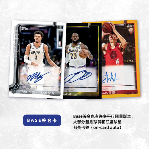 Topps NBA 2025/26 Flagship 篮球旗舰系列 商品图4