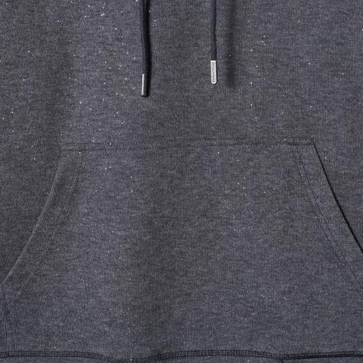 WY1197SDSA秋冬新款痞帅男装潮牌满天星四点刺绣抽绳连帽卫衣缝线百搭 商品图3