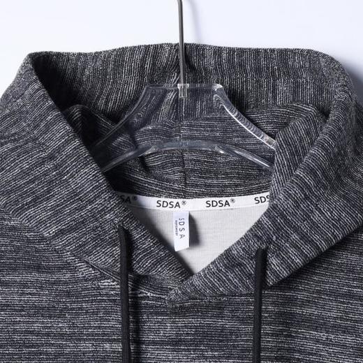 SDSA男士秋冬新款痞帅男装潮牌简约扎染抽绳连帽卫衣百搭时尚上衣 商品图2