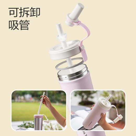 乐扣乐扣（LOCK&LOCK）316不锈钢材质奶茶保温杯LHC4369 商品图4