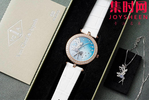 【侧面满钻】梵克雅宝新款诗意复杂功能系列 Lady Féerie女士石英腕表 象征喜悦与希望的仙子和芭蕾舞者 商品图1