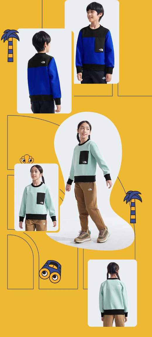 北面 25年秋冬  内塔  卫衣   89XG 商品图3