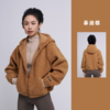【sw速惟】秋冬保暖短款舒适羊羔绒女士外套时尚绒面运动双面绒 1978 商品缩略图0