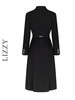 LIZZY经典优雅收腰气质知性长袖连衣裙秋季女8175 商品缩略图1
