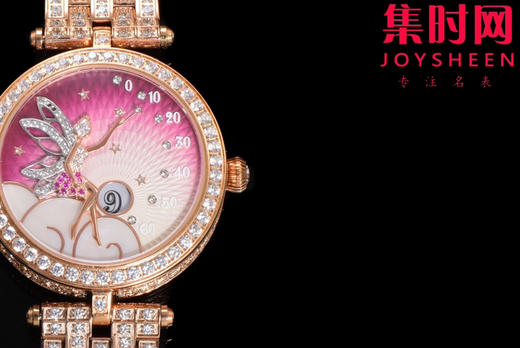 【侧面满钻】梵克雅宝新款诗意复杂功能系列 Lady Féerie女士石英腕表 象征喜悦与希望的仙子和芭蕾舞者 商品图3