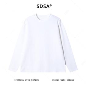26T30152SDSA男士秋冬新款痞帅男装韩版简约纯色割破圆领长袖T恤时尚休闲