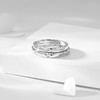 卡蒂罗KADER 足银999 豹豹猫猫情侣对戒 俏皮灵动原创可爱爪印设计素圈百搭可调节一对 炽热的爱意 携手一生 戒指 商品缩略图9