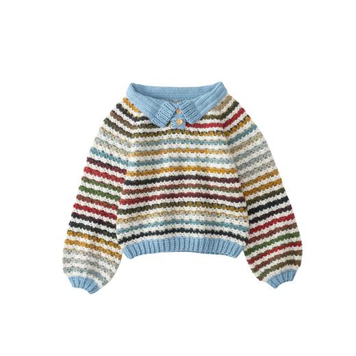 苏苏姐家简约亲子套头衫手工diy编织钩针毛线团亲子衣服材料包 商品图4