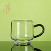 暗香疏影凤颜水月杯品杯高档手把玻璃杯防烫茶杯创意品茗杯品杯 商品缩略图1