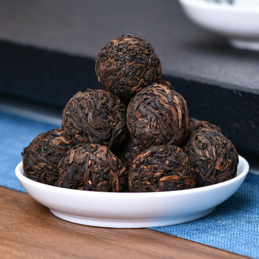 云元谷丨每日熟茶 普洱熟茶 熟普 手工沱 南本老寨 2020年 350g 配手提袋 商品图2