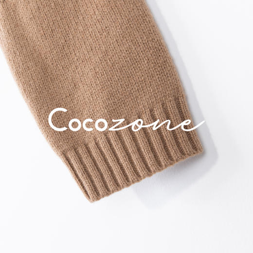 COCO ZONE 刘一一 “几何毛衣”100绵羊毛菱形拼接羊毛衫CD1A1442 商品图3