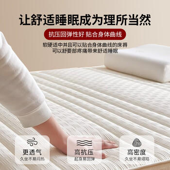 无印良品针织棉床垫遮盖物大豆床褥1.5x2米床折叠褥子家用四季防滑 商品图3