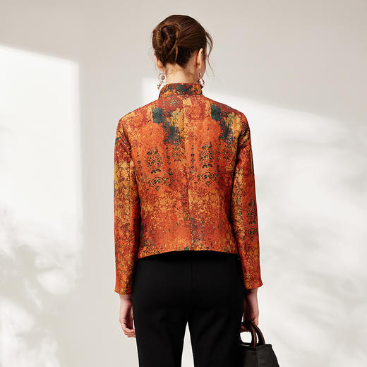 TANGYcollection2025冬季新品商场款中国风锦俗女士短外套L254027 商品图2