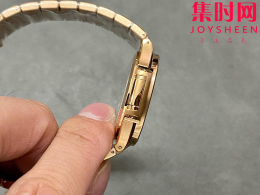 3K百达翡丽运动优雅系列 鹦鹉螺7118 渐变橙红宝石 女士腕表 324一体机 商品图4