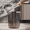透明垃圾桶 带压圈纸篓 压圈式茶水桶杂物桶废纸篓26cm高 随机颜色一个 高颜值北欧轻奢家用客厅卧室办公室厨房厕所 商品缩略图4