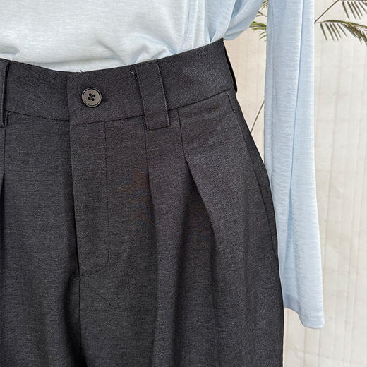 馥迦高级垂感宽松西装阔腿裤 商品图8