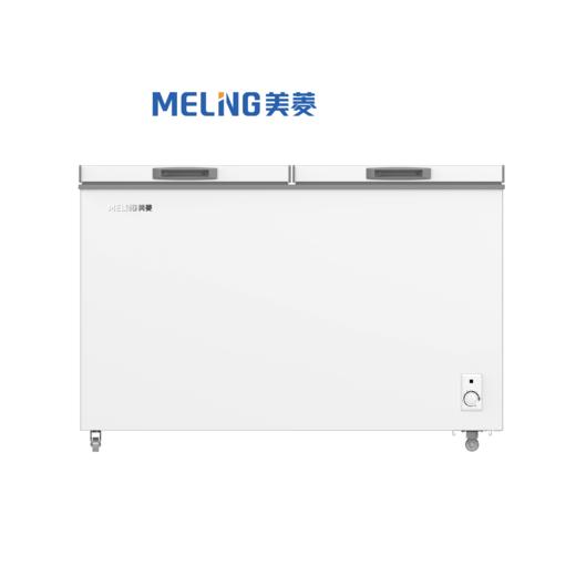 美菱 冰柜 BCD-318DTS(PCM) 318升 双温 变频 一级能效 减霜 顶开门 白色 商品图0