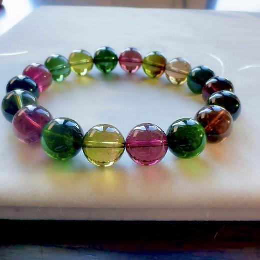 11.4mm单圈老矿碧玺手串 商品图3