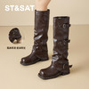 星期六时尚朋克款显瘦时装靴SSD4117CJ6 商品缩略图5