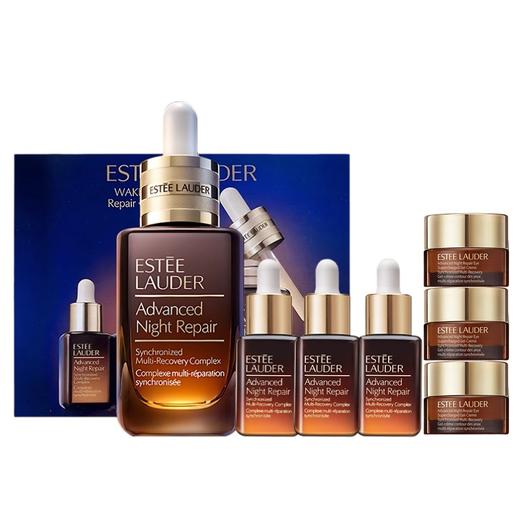 【下单赠第五代眼霜小样5ml*3瓶 = （一瓶正装15ml）】雅诗兰黛第七代小棕瓶精华50ml*1+小棕瓶15ml*3套盒 香港直邮 商品图1